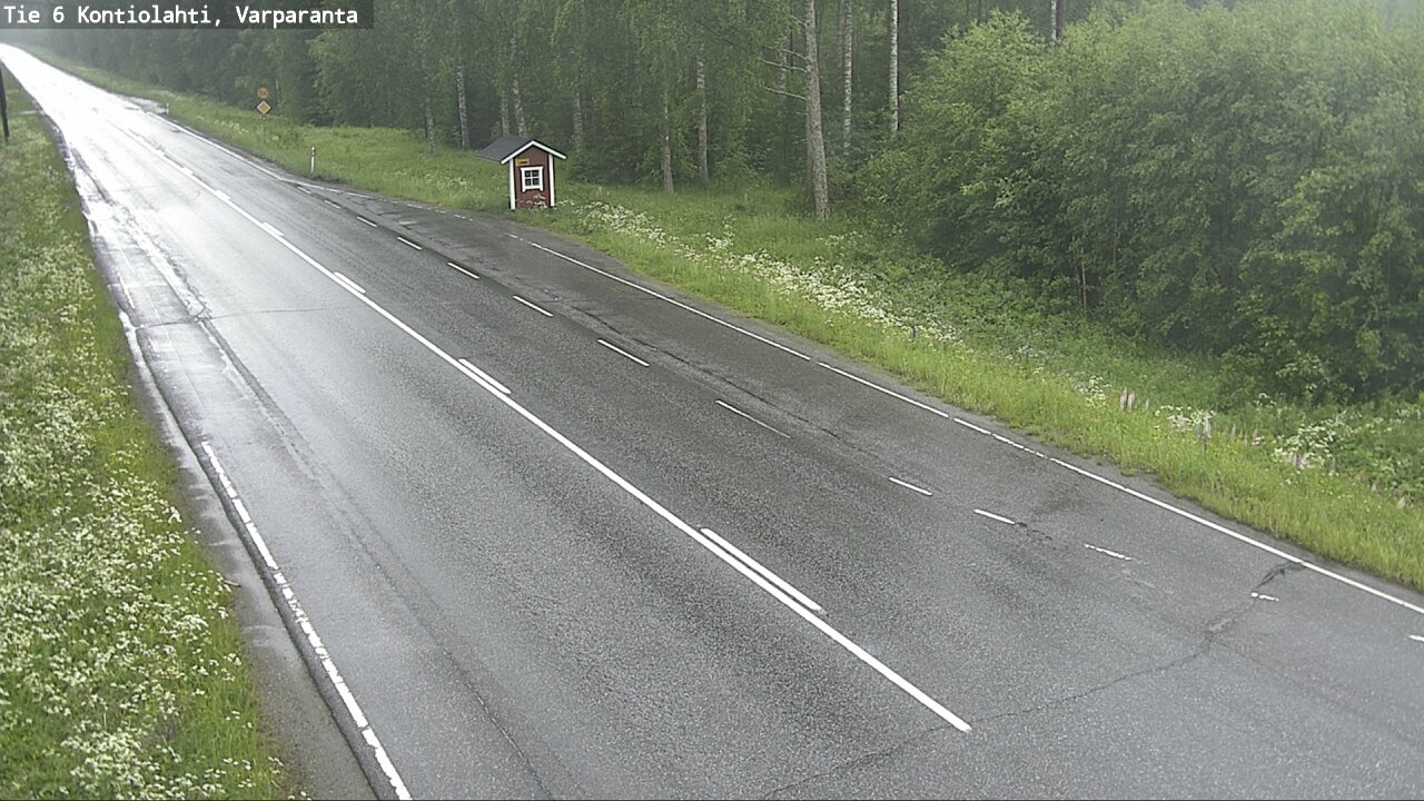 Weather Camera Image Road 6 Kontiolahti, Varparanta, Kontiolahti, Pohjois-Karjala