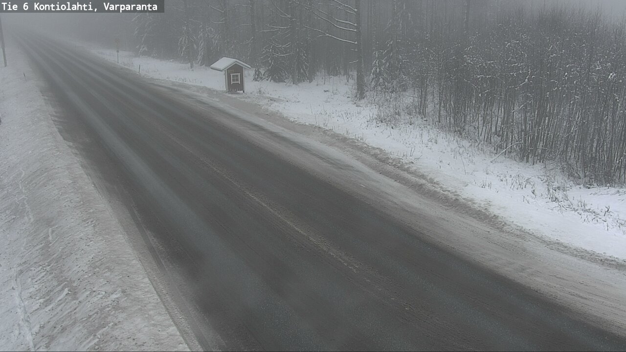 Weather Camera Image Road 6 Kontiolahti, Varparanta, Kontiolahti, Pohjois-Karjala