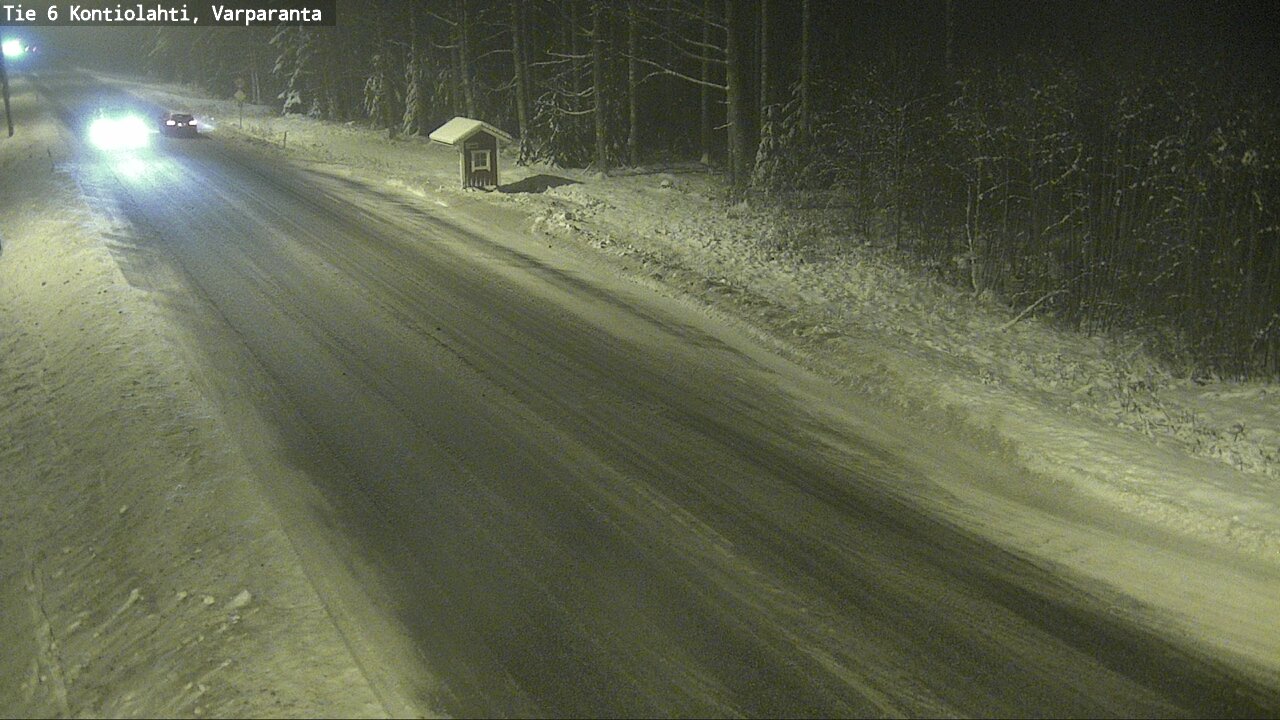 Weather Camera Image Road 6 Kontiolahti, Varparanta, Kontiolahti, Pohjois-Karjala