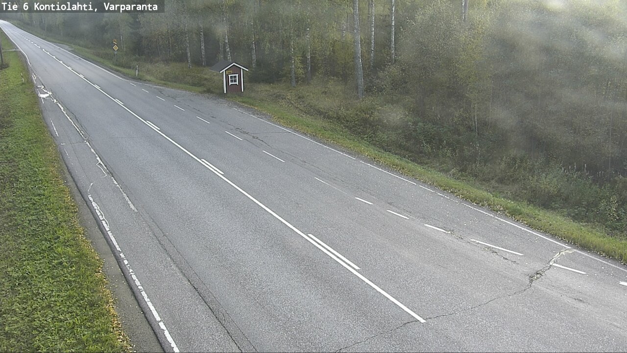 Weather Camera Image Väg 6 Kontiolax, Varparanta, Kontiolahti, Pohjois-Karjala