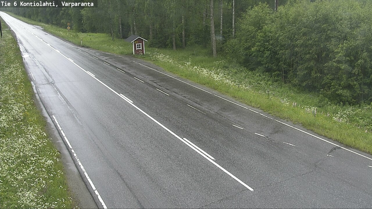 Weather Camera Image Road 6 Kontiolahti, Varparanta, Kontiolahti, Pohjois-Karjala