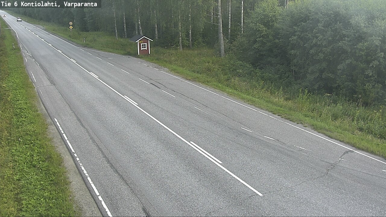 Weather Camera Image Road 6 Kontiolahti, Varparanta, Kontiolahti, Pohjois-Karjala