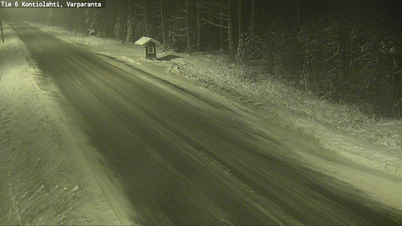 Weather Camera Image Road 6 Kontiolahti, Varparanta, Kontiolahti, Pohjois-Karjala