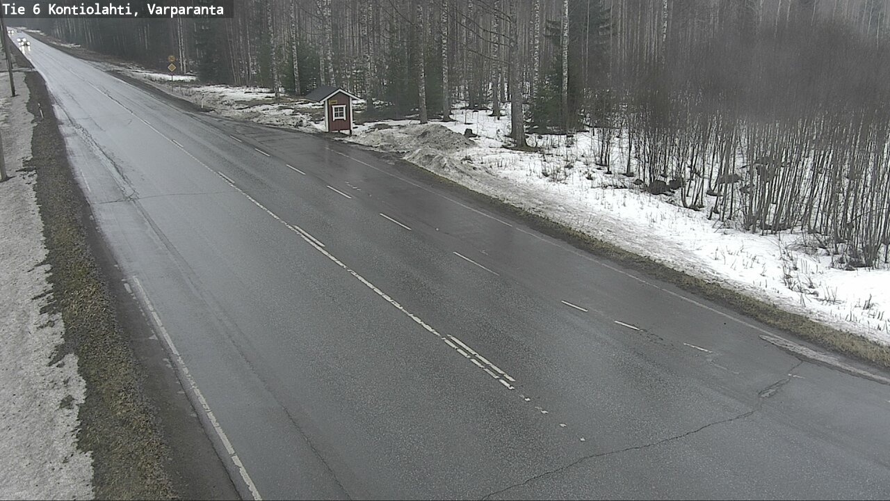 Weather Camera Image Road 6 Kontiolahti, Varparanta, Kontiolahti, Pohjois-Karjala