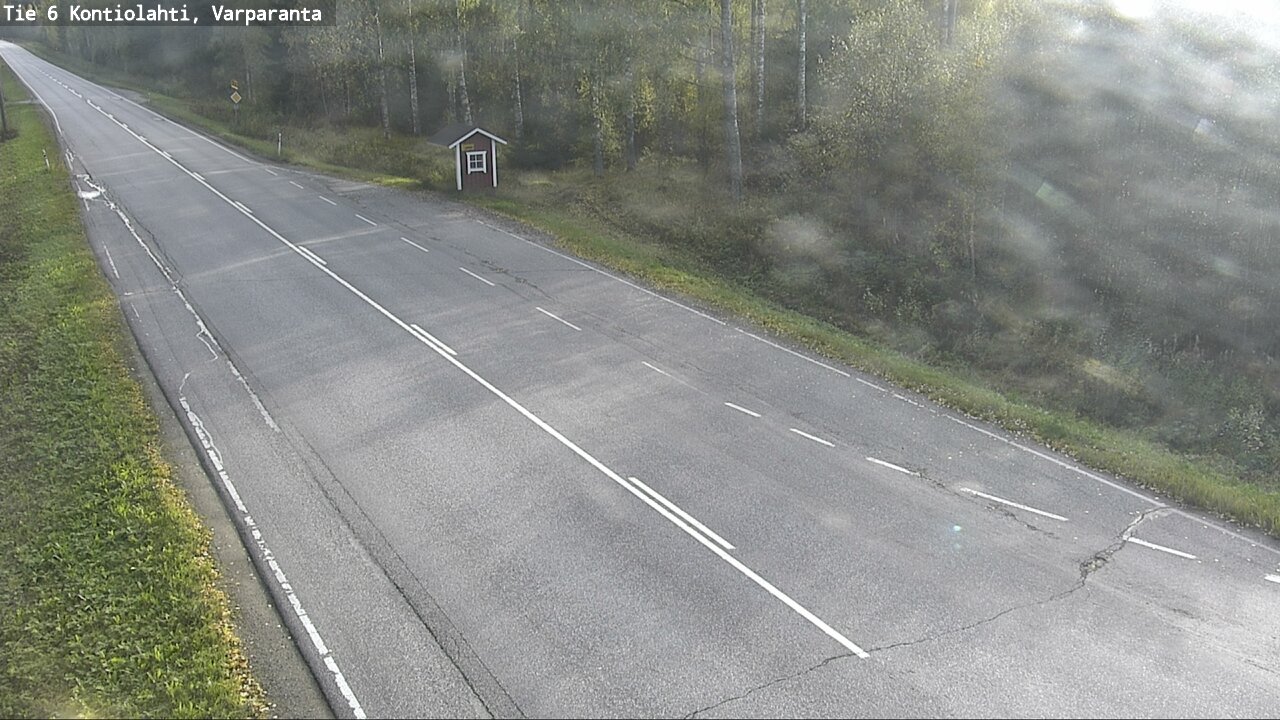 Weather Camera Image Väg 6 Kontiolax, Varparanta, Kontiolahti, Pohjois-Karjala