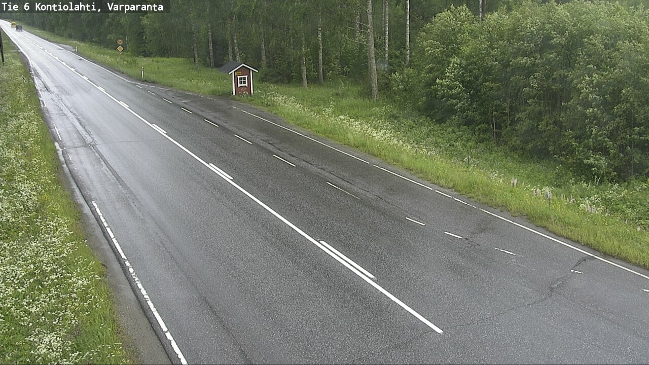 Weather Camera Image Road 6 Kontiolahti, Varparanta, Kontiolahti, Pohjois-Karjala