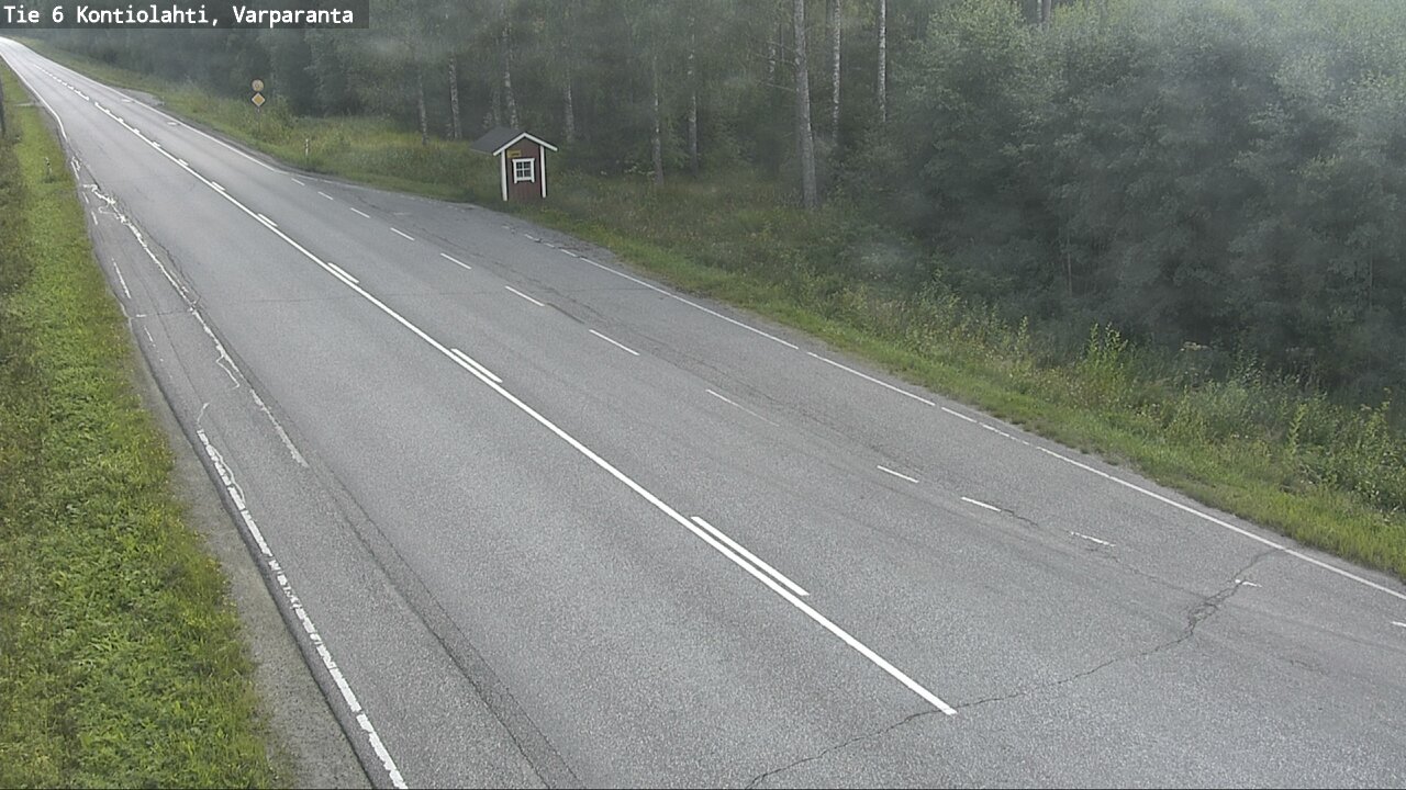 Weather Camera Image Road 6 Kontiolahti, Varparanta, Kontiolahti, Pohjois-Karjala