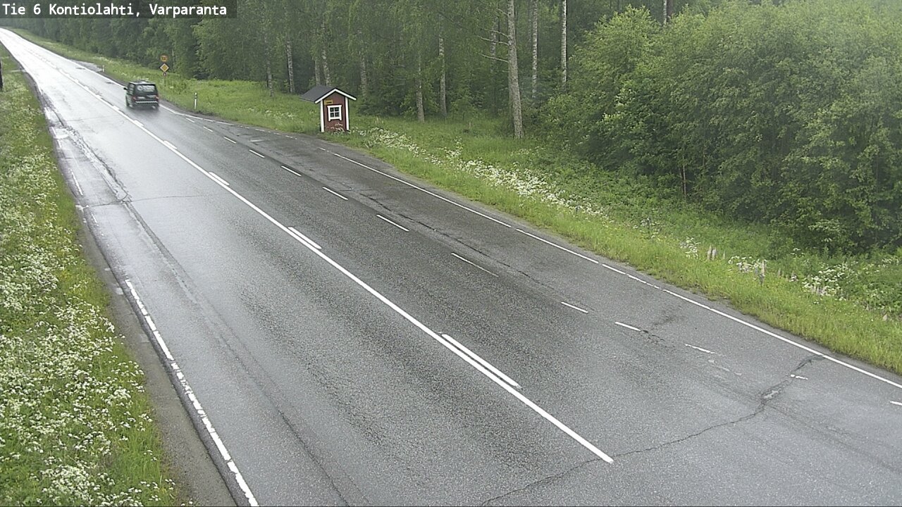 Weather Camera Image Road 6 Kontiolahti, Varparanta, Kontiolahti, Pohjois-Karjala