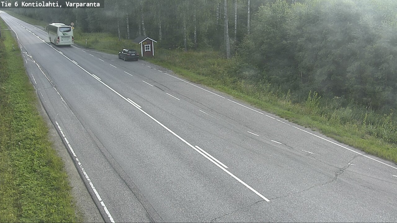 Weather Camera Image Road 6 Kontiolahti, Varparanta, Kontiolahti, Pohjois-Karjala