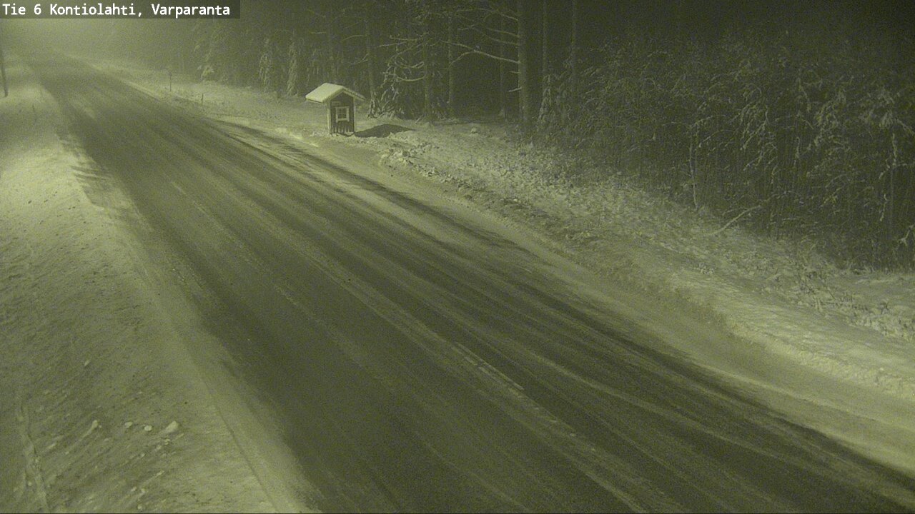 Weather Camera Image Road 6 Kontiolahti, Varparanta, Kontiolahti, Pohjois-Karjala