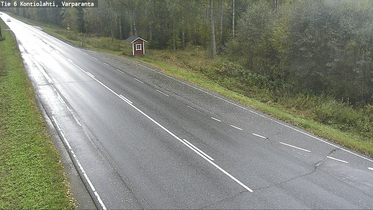Weather Camera Image Väg 6 Kontiolax, Varparanta, Kontiolahti, Pohjois-Karjala