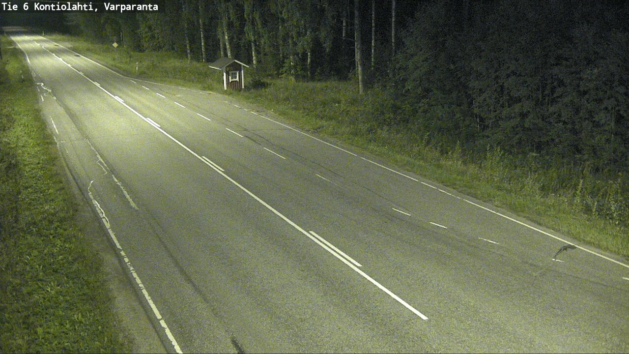 Weather Camera Image Road 6 Kontiolahti, Varparanta, Kontiolahti, Pohjois-Karjala