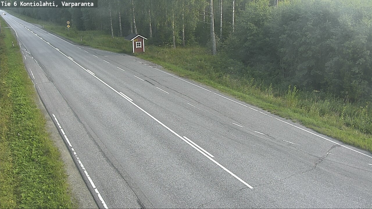 Weather Camera Image Road 6 Kontiolahti, Varparanta, Kontiolahti, Pohjois-Karjala