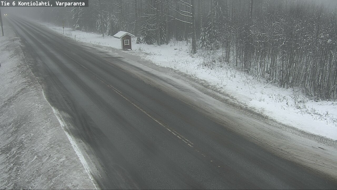 Weather Camera Image Road 6 Kontiolahti, Varparanta, Kontiolahti, Pohjois-Karjala