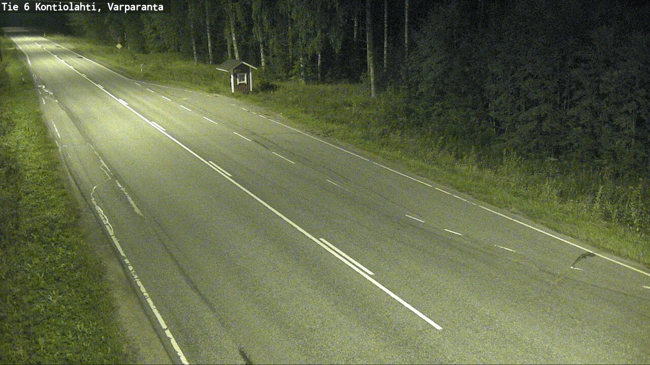 Weather Camera Image Road 6 Kontiolahti, Varparanta, Kontiolahti, Pohjois-Karjala