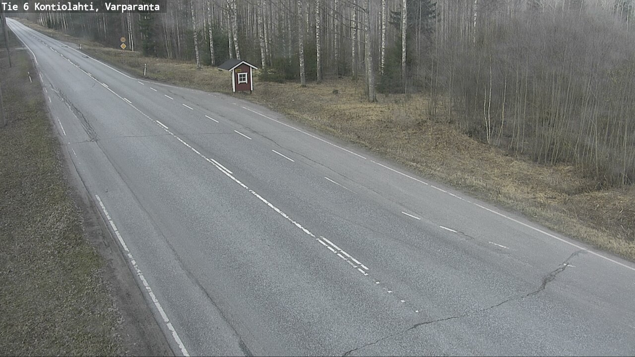 Weather Camera Image Road 6 Kontiolahti, Varparanta, Kontiolahti, Pohjois-Karjala