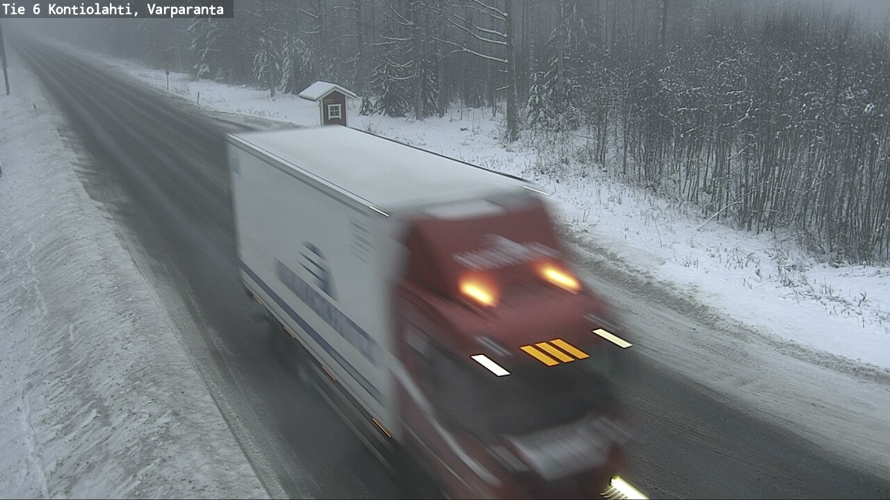 Weather Camera Image Road 6 Kontiolahti, Varparanta, Kontiolahti, Pohjois-Karjala