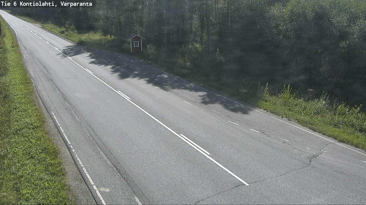 Weather Camera Image Road 6 Kontiolahti, Varparanta, Kontiolahti, Pohjois-Karjala
