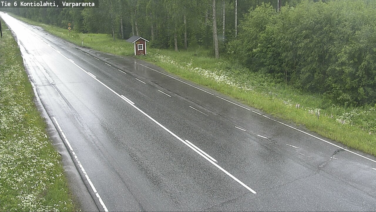 Weather Camera Image Road 6 Kontiolahti, Varparanta, Kontiolahti, Pohjois-Karjala