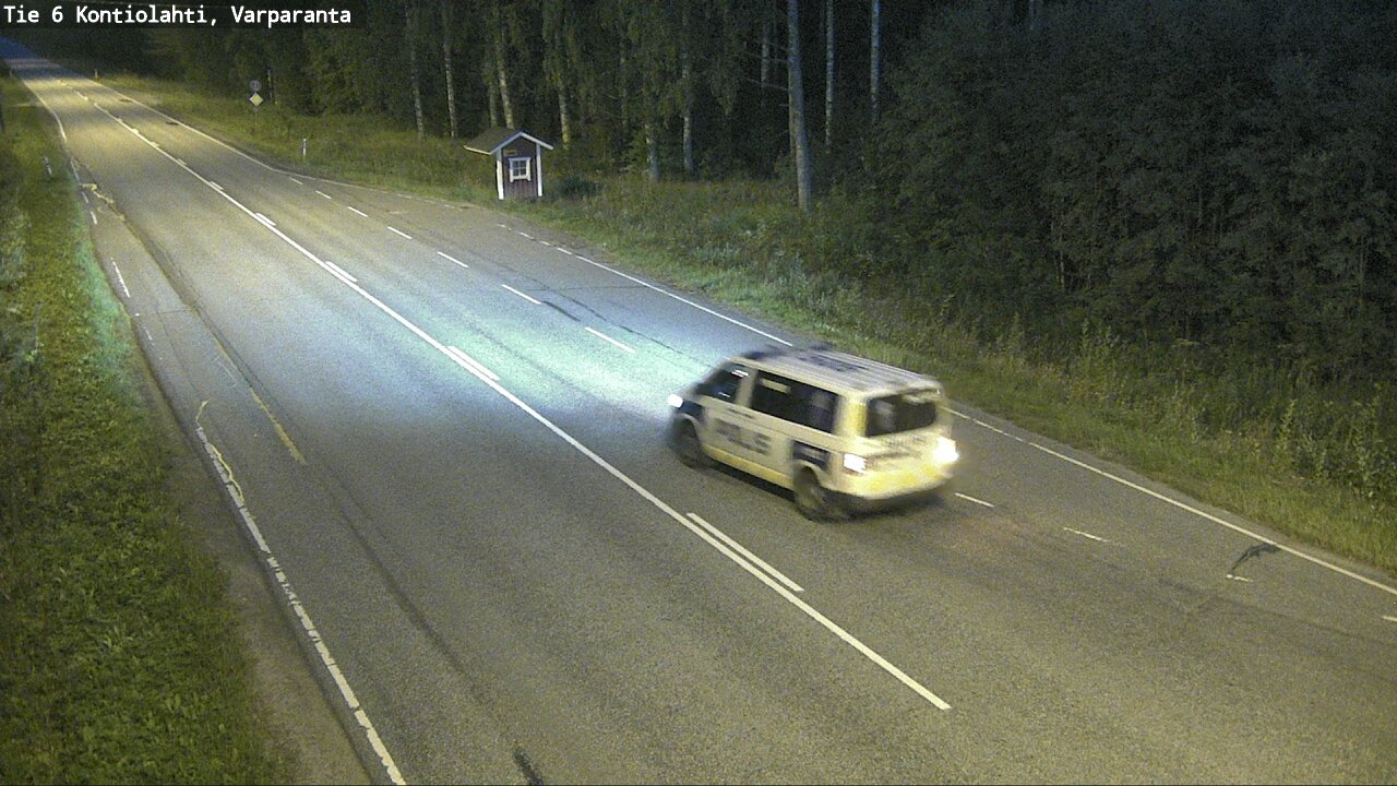Weather Camera Image Road 6 Kontiolahti, Varparanta, Kontiolahti, Pohjois-Karjala