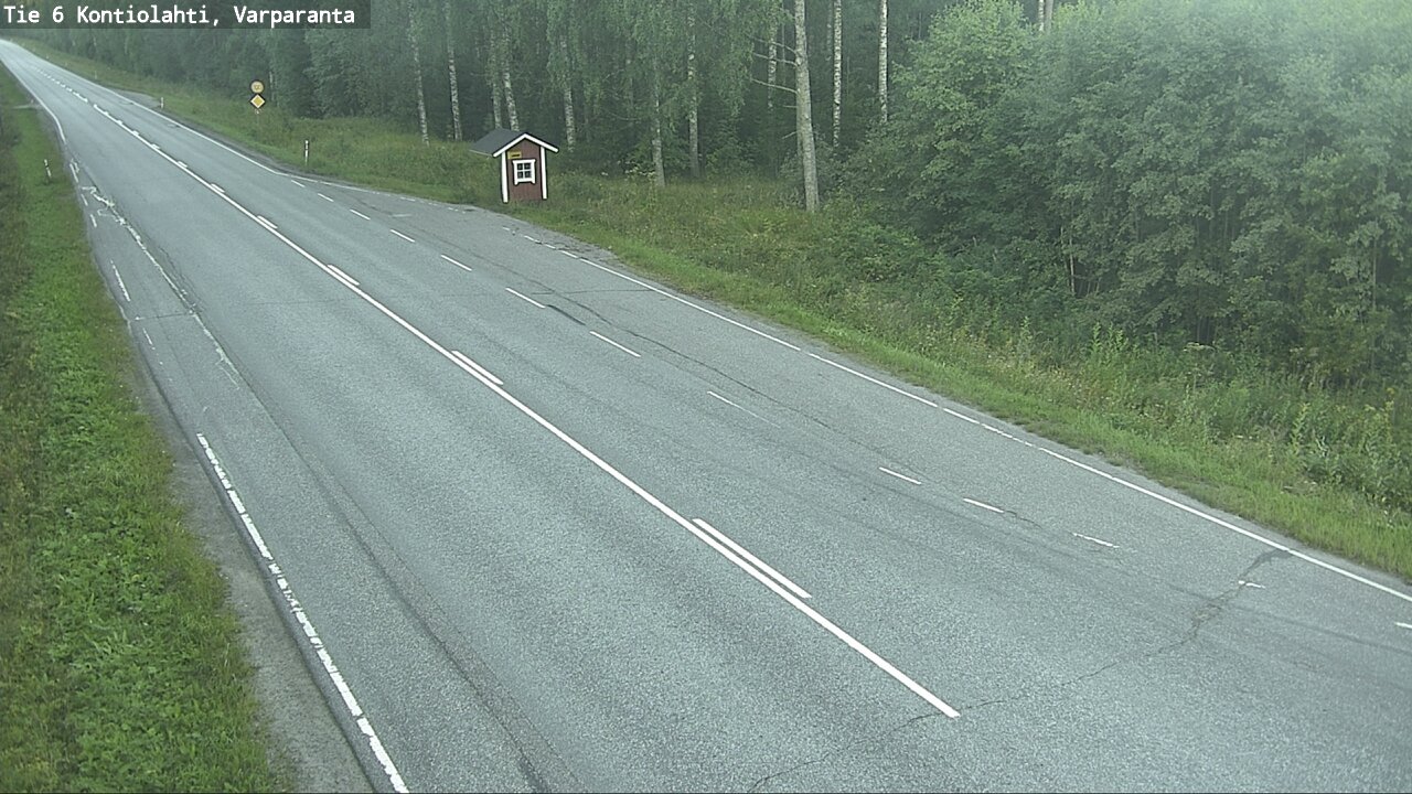 Weather Camera Image Road 6 Kontiolahti, Varparanta, Kontiolahti, Pohjois-Karjala