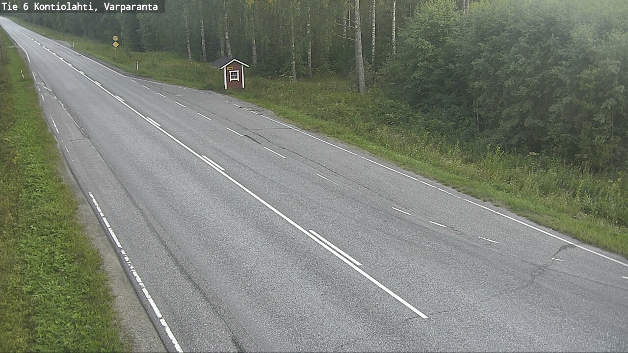 Weather Camera Image Road 6 Kontiolahti, Varparanta, Kontiolahti, Pohjois-Karjala