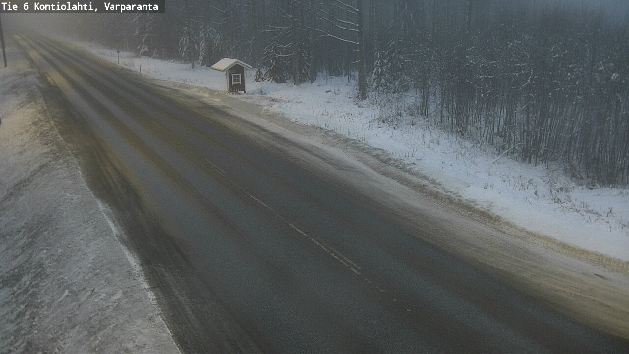 Weather Camera Image Väg 6 Kontiolax, Varparanta, Kontiolahti, Pohjois-Karjala