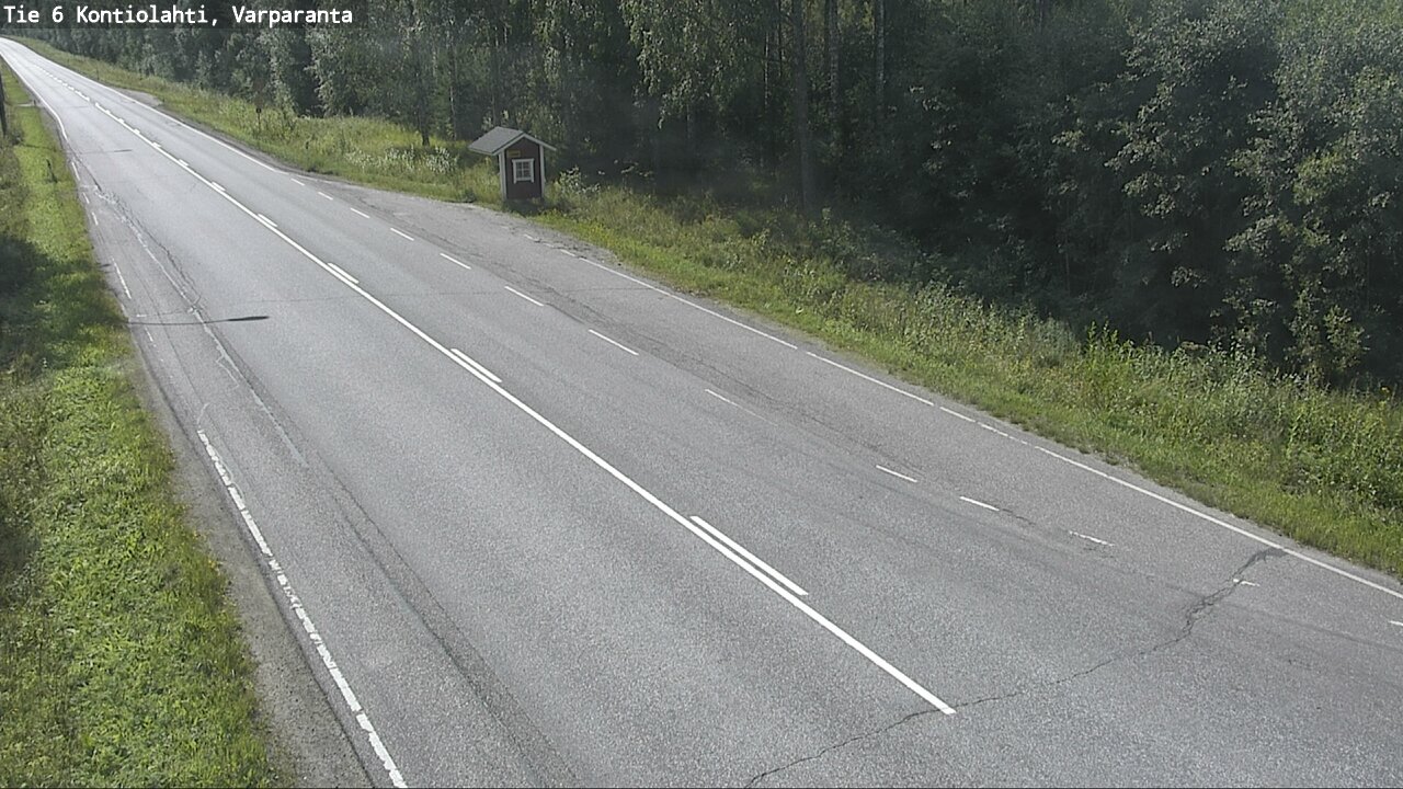 Weather Camera Image Road 6 Kontiolahti, Varparanta, Kontiolahti, Pohjois-Karjala