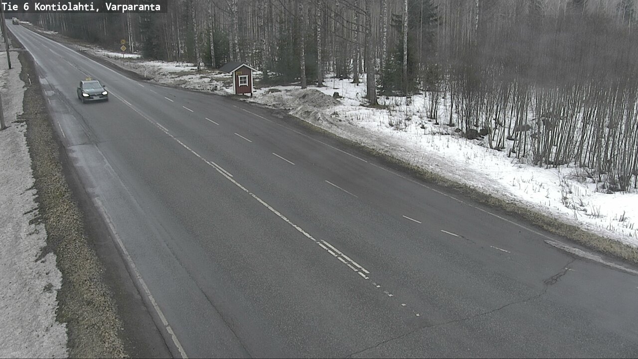 Weather Camera Image Väg 6 Kontiolax, Varparanta, Kontiolahti, Pohjois-Karjala