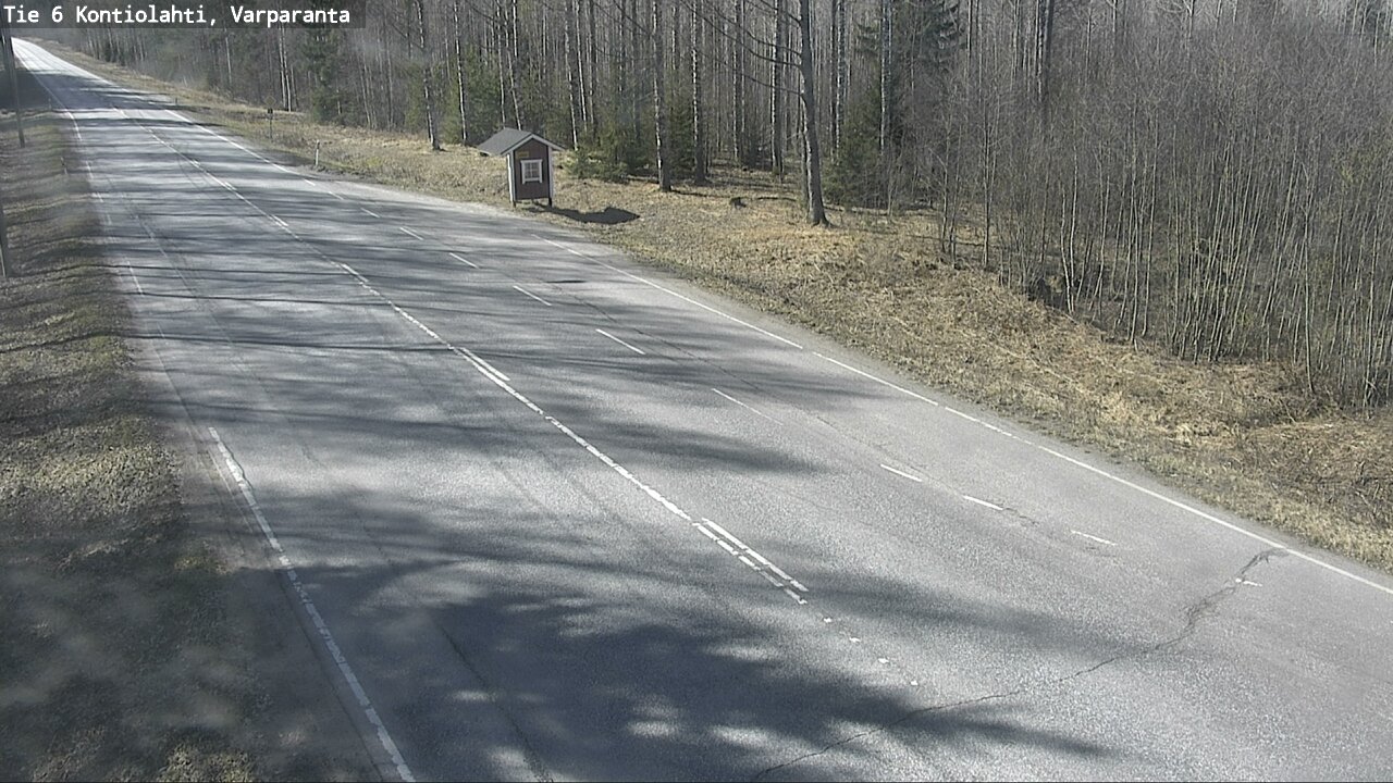 Weather Camera Image Road 6 Kontiolahti, Varparanta, Kontiolahti, Pohjois-Karjala