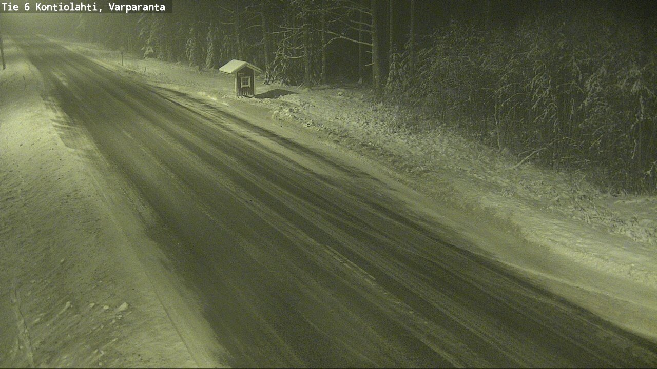 Weather Camera Image Road 6 Kontiolahti, Varparanta, Kontiolahti, Pohjois-Karjala