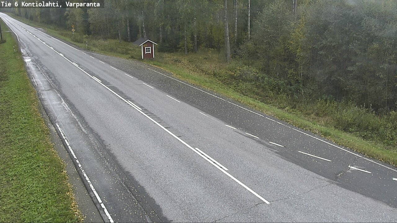 Weather Camera Image Väg 6 Kontiolax, Varparanta, Kontiolahti, Pohjois-Karjala