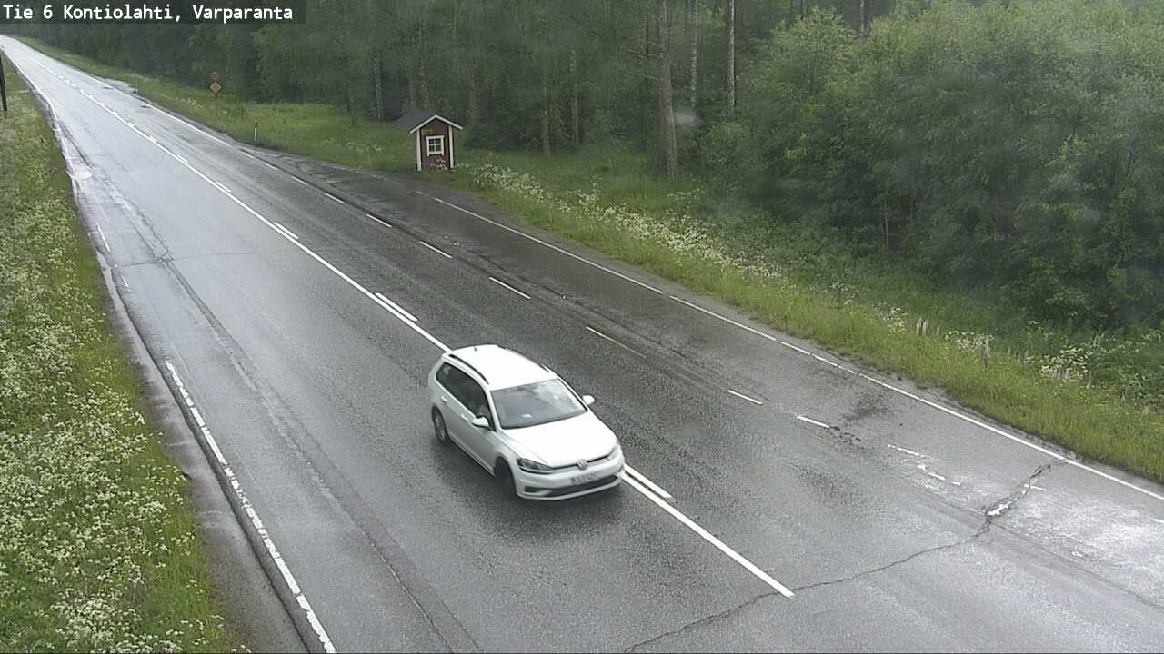Weather Camera Image Road 6 Kontiolahti, Varparanta, Kontiolahti, Pohjois-Karjala