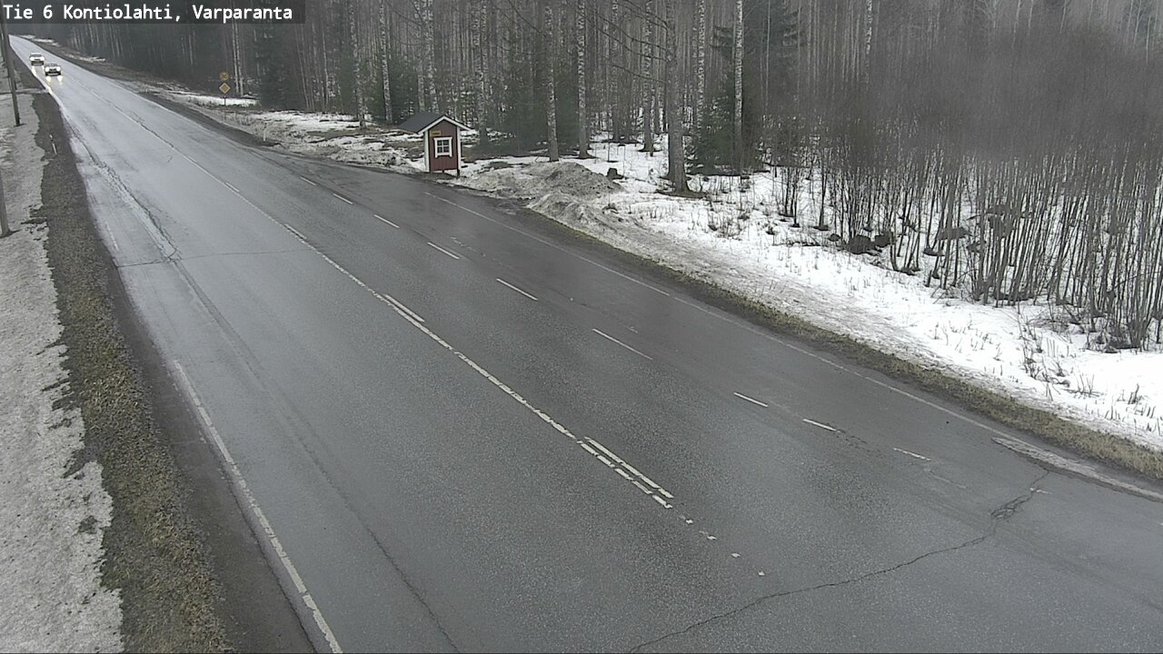 Weather Camera Image Road 6 Kontiolahti, Varparanta, Kontiolahti, Pohjois-Karjala