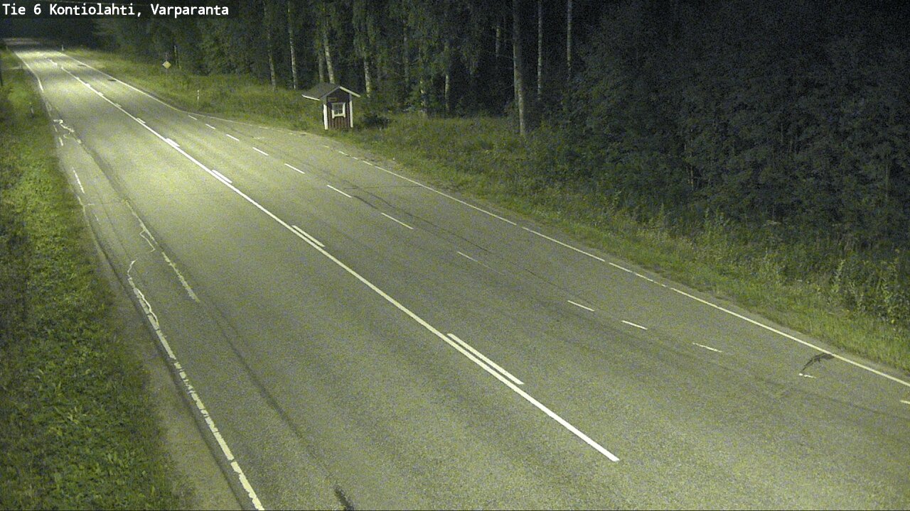 Weather Camera Image Road 6 Kontiolahti, Varparanta, Kontiolahti, Pohjois-Karjala