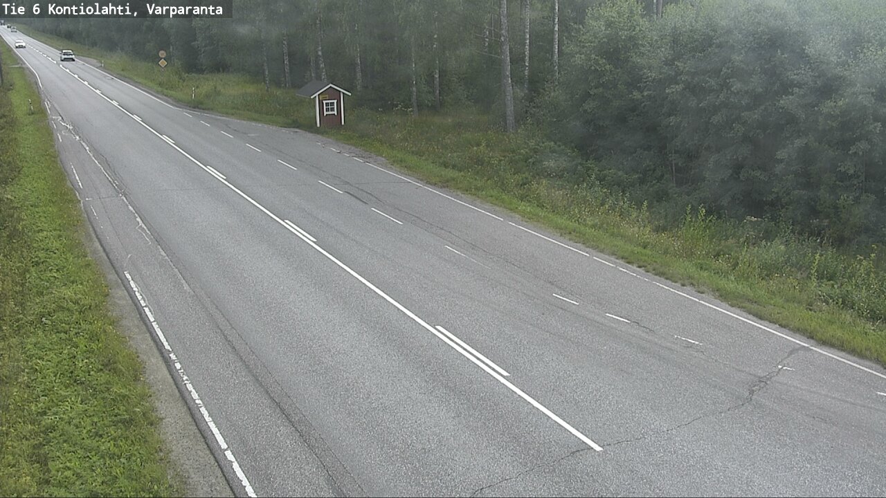 Weather Camera Image Road 6 Kontiolahti, Varparanta, Kontiolahti, Pohjois-Karjala