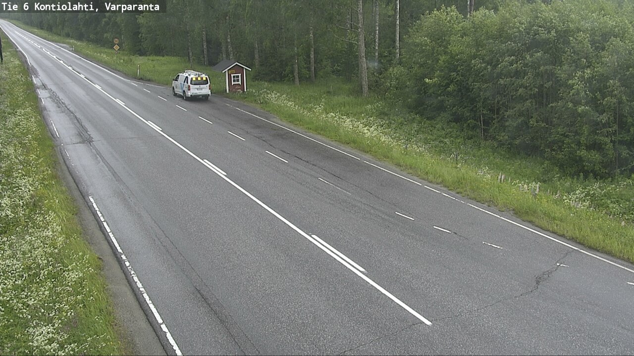 Weather Camera Image Väg 6 Kontiolax, Varparanta, Kontiolahti, Pohjois-Karjala