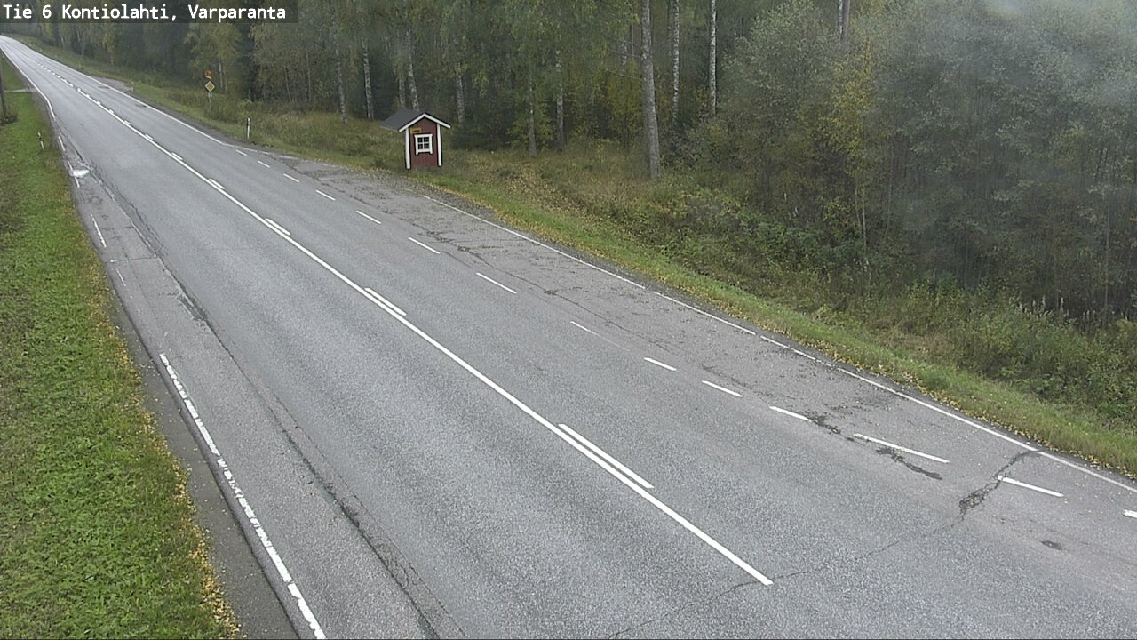 Weather Camera Image Väg 6 Kontiolax, Varparanta, Kontiolahti, Pohjois-Karjala