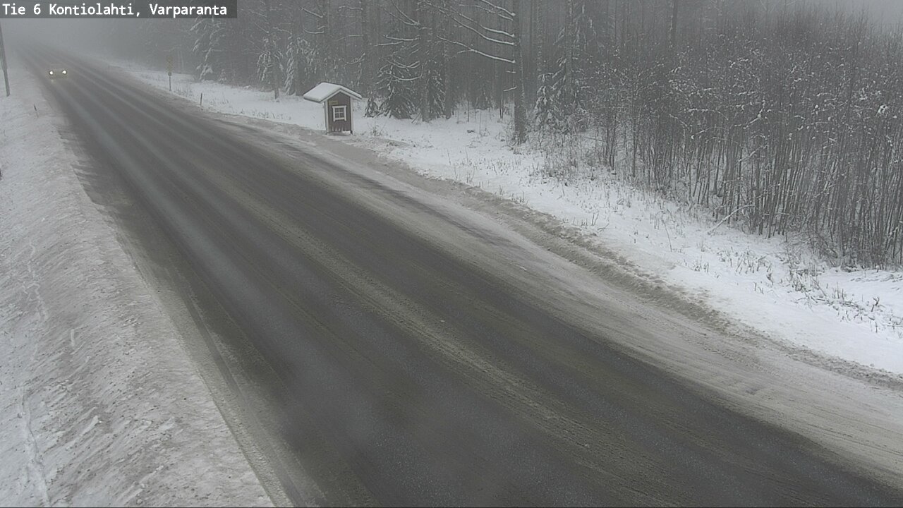 Weather Camera Image Road 6 Kontiolahti, Varparanta, Kontiolahti, Pohjois-Karjala