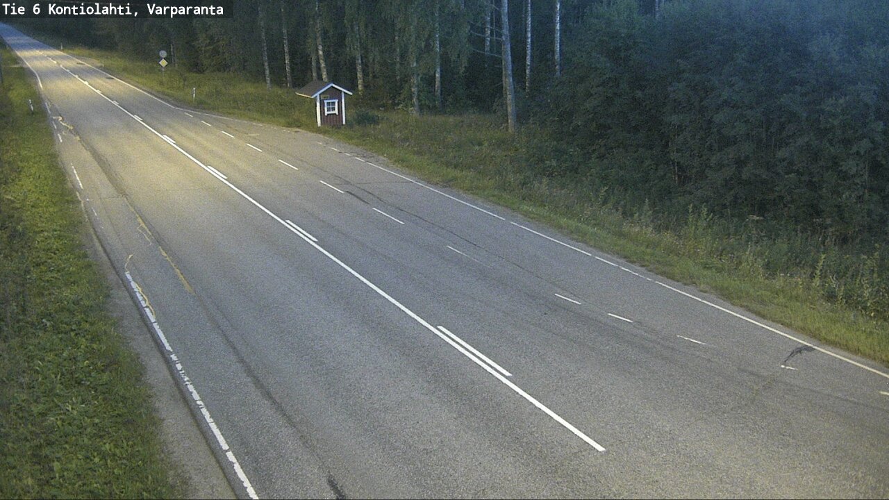 Weather Camera Image Road 6 Kontiolahti, Varparanta, Kontiolahti, Pohjois-Karjala