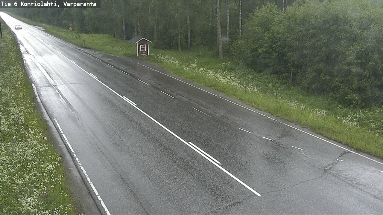 Weather Camera Image Road 6 Kontiolahti, Varparanta, Kontiolahti, Pohjois-Karjala