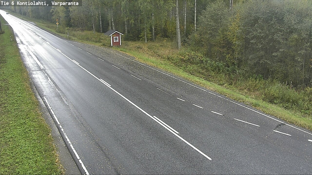 Weather Camera Image Väg 6 Kontiolax, Varparanta, Kontiolahti, Pohjois-Karjala