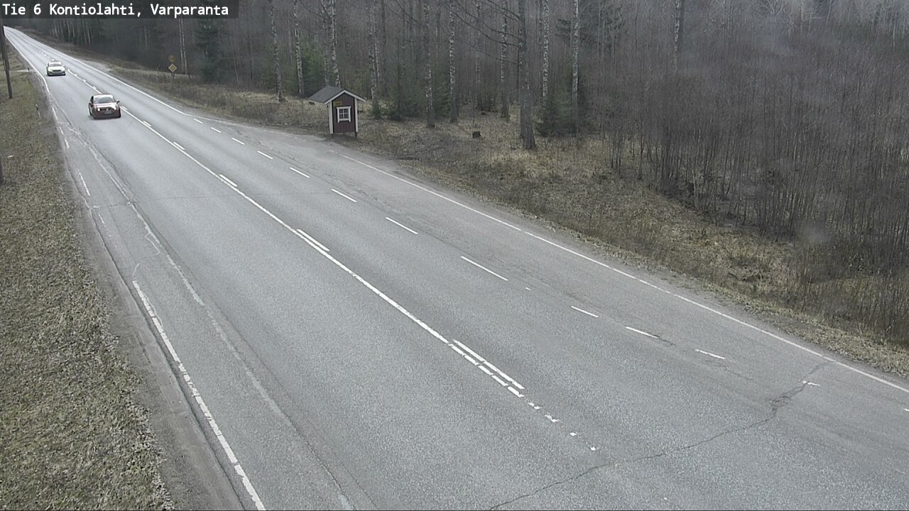 Weather Camera Image Väg 6 Kontiolax, Varparanta, Kontiolahti, Pohjois-Karjala