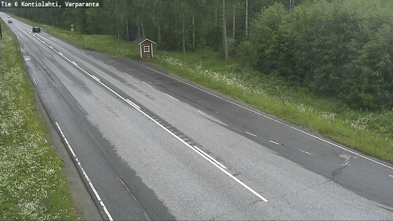Weather Camera Image Väg 6 Kontiolax, Varparanta, Kontiolahti, Pohjois-Karjala