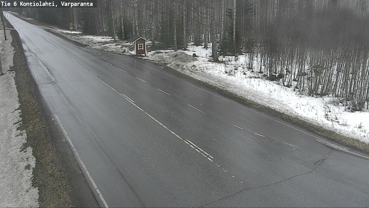 Weather Camera Image Road 6 Kontiolahti, Varparanta, Kontiolahti, Pohjois-Karjala