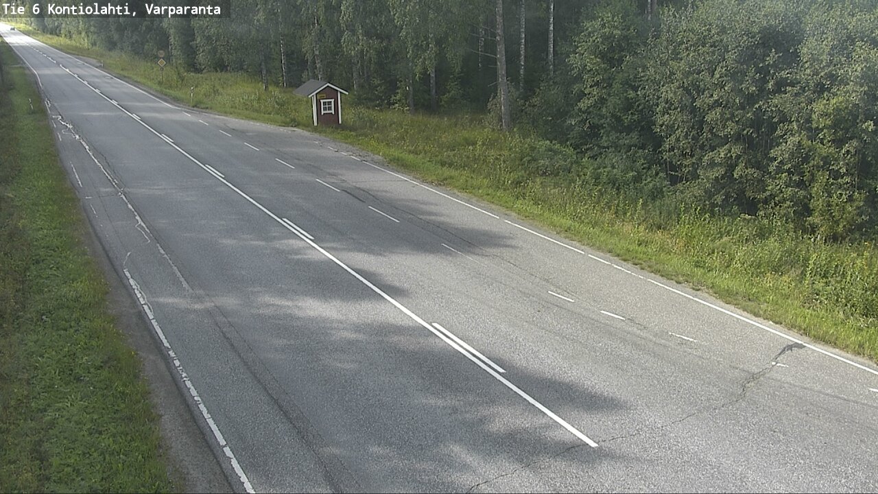 Weather Camera Image Road 6 Kontiolahti, Varparanta, Kontiolahti, Pohjois-Karjala