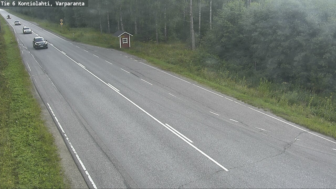 Weather Camera Image Road 6 Kontiolahti, Varparanta, Kontiolahti, Pohjois-Karjala
