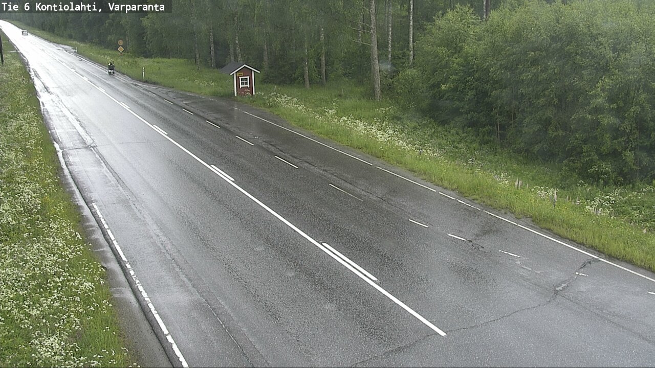 Weather Camera Image Road 6 Kontiolahti, Varparanta, Kontiolahti, Pohjois-Karjala