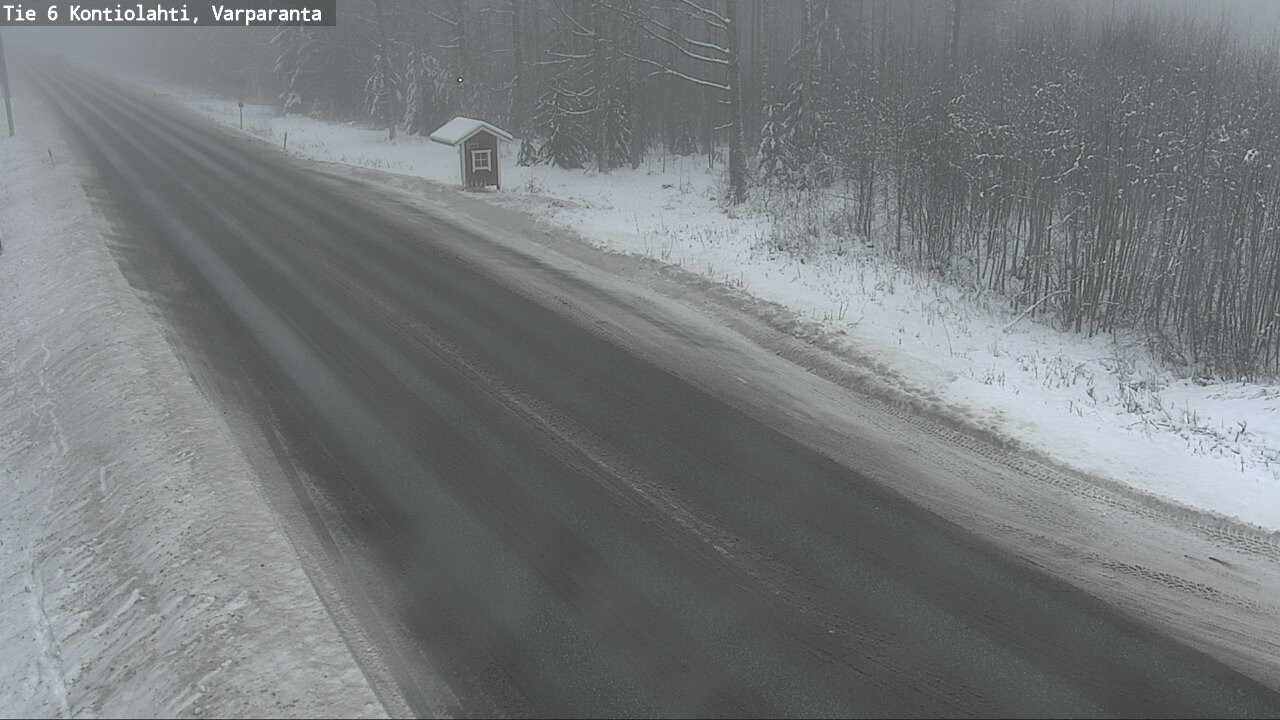 Weather Camera Image Road 6 Kontiolahti, Varparanta, Kontiolahti, Pohjois-Karjala