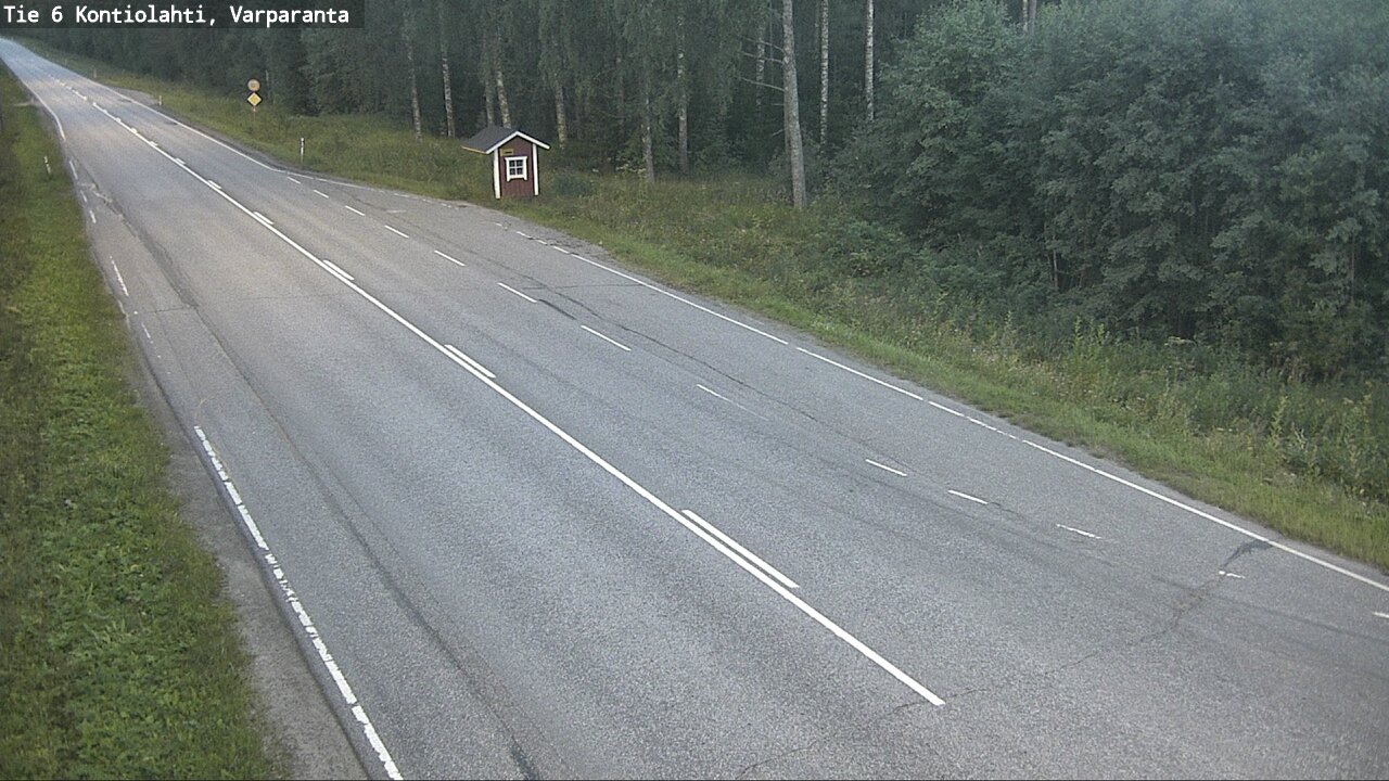Weather Camera Image Road 6 Kontiolahti, Varparanta, Kontiolahti, Pohjois-Karjala